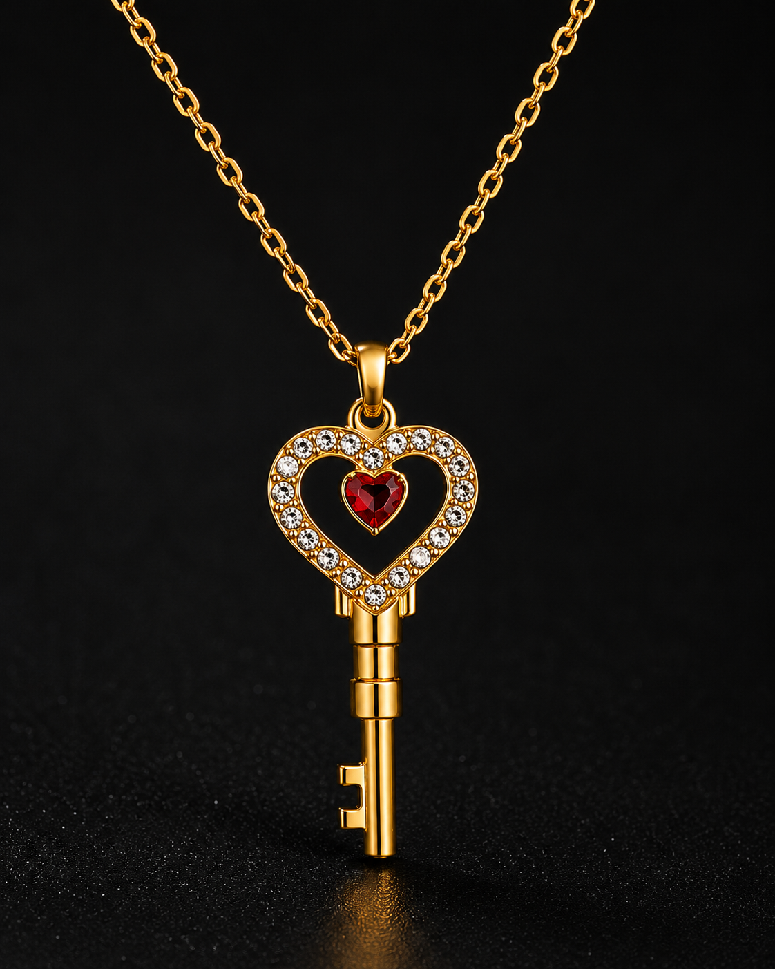 Golden Key Necklace